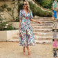 Women's V-Neck Long Summer Dress