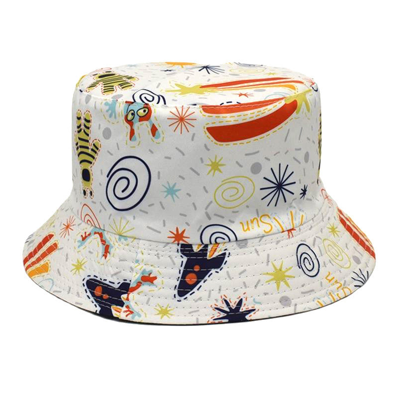 Double-Sided Printed Fisherman Hat