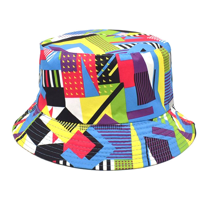 Double-Sided Printed Fisherman Hat