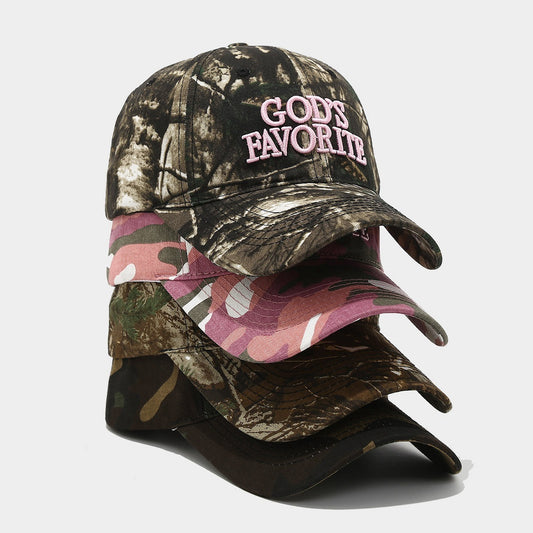 Distressed Jungle Camo Baseball Cap