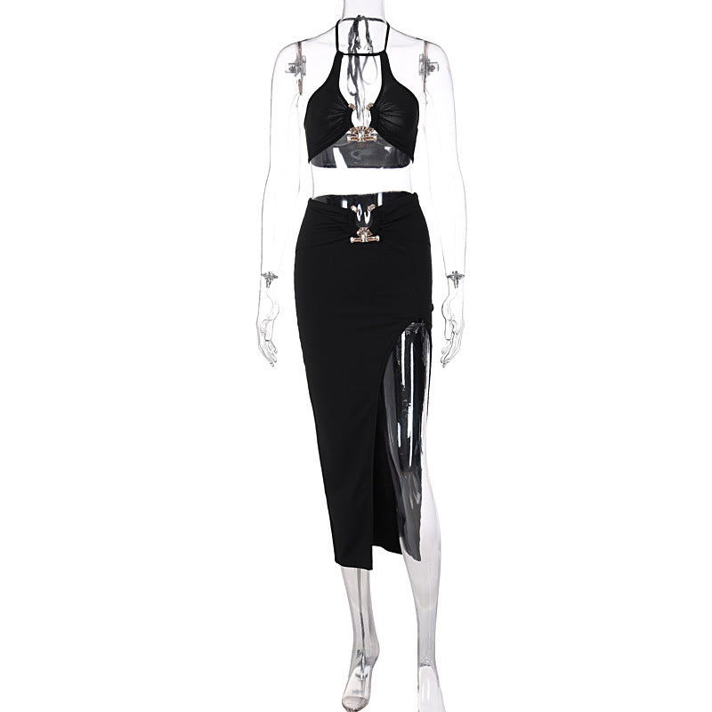 Women’s Bandeau Skirt Two-Piece Set
