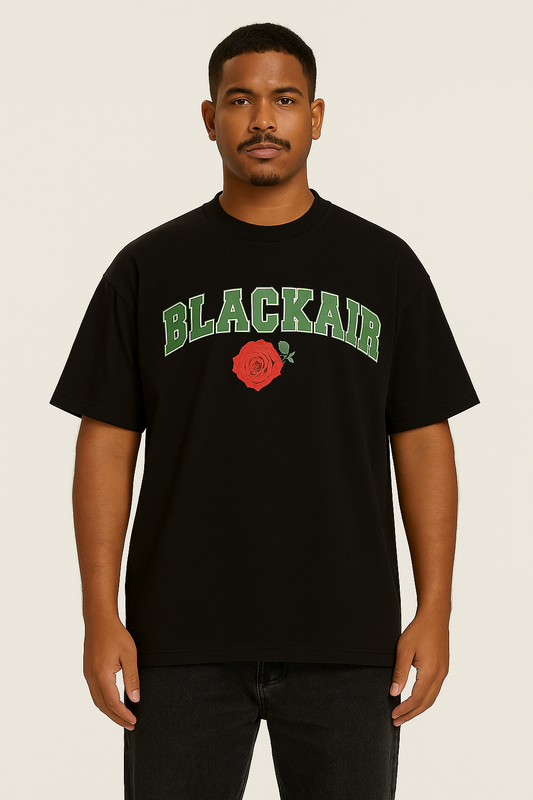 Rose Flow Round Neck Tee