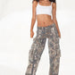 Y2K Camouflage Cargo Pants for Women