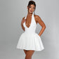 Women’s Sexy Deep V-Neck Halter Party Dress