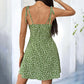 Women’s Floral Ruffle Boho Mini Dress