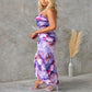 Women’s One-Shoulder Floral Summer Dress