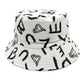 Love Letter Pattern Printed Bucket Hat