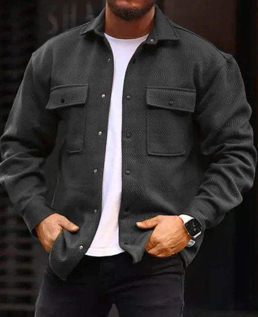 Men’s Polo Collar Fashion Work Coats