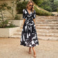Women's V-Neck Long Summer Dress