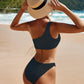 Floral One-Shoulder Swimsuit