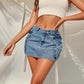 Y2K Low Rise Denim Mini Skirt