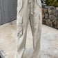 High Waist Wide Leg Trousers