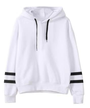 Loose Fit Fleece Casual Hoodie