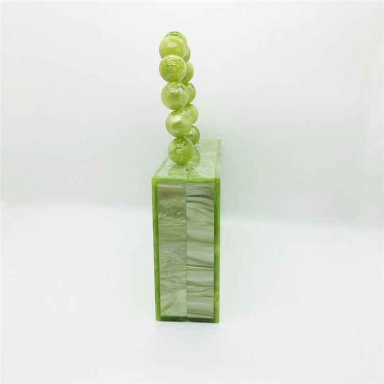Green Acrylic Evening Bag
