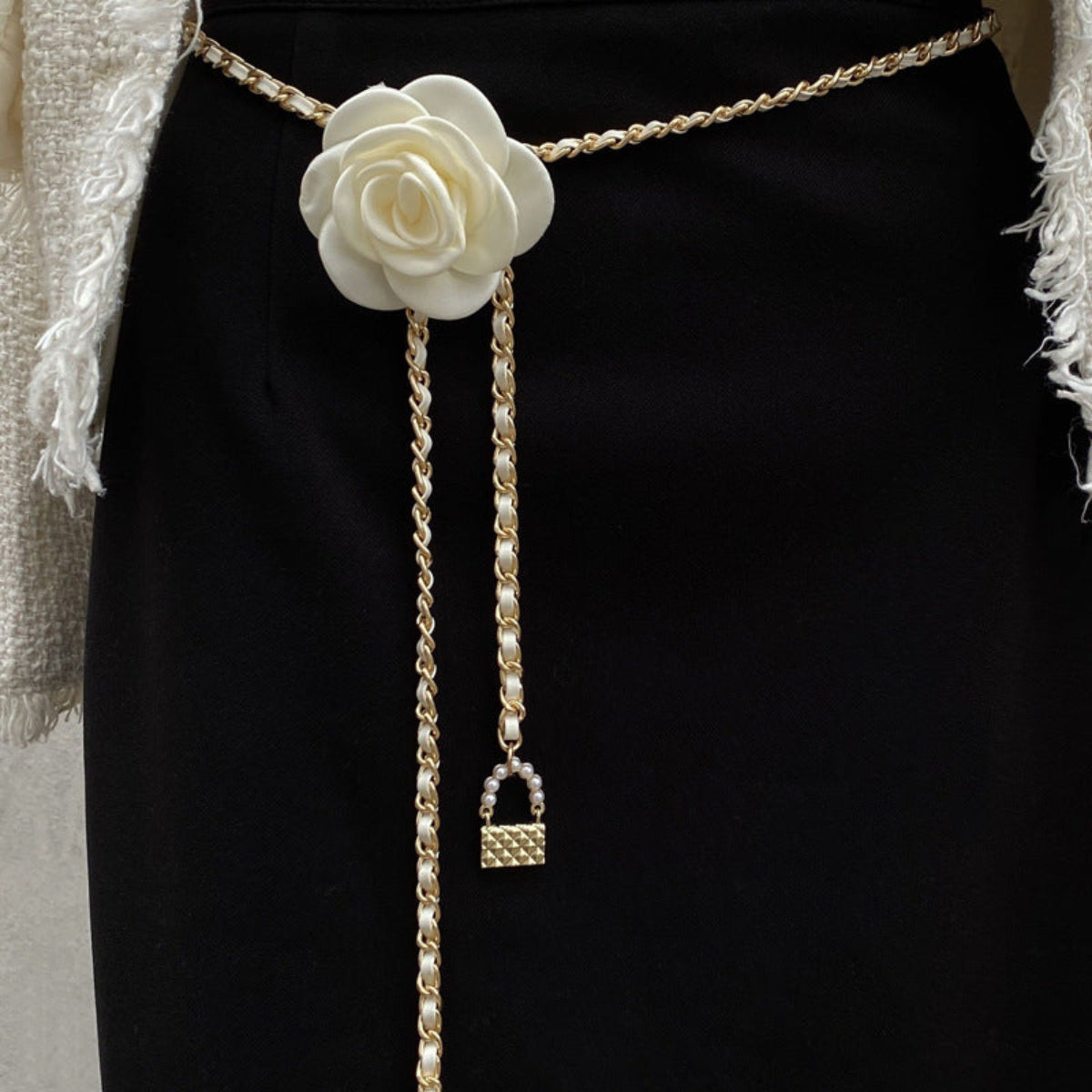 Elegant Camellia Waist Chains
