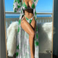 Split Sleeve Bikini Set