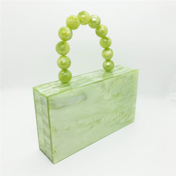 Green Acrylic Evening Bag