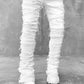 Men’s Patched Stacked Jeans