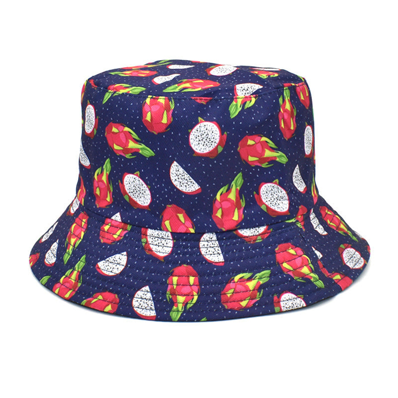 Double-Sided Printed Fisherman Hat