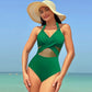 Halter-Neck One-Piece Swimsuit