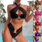 Women’s High Waist Hollow Bikini