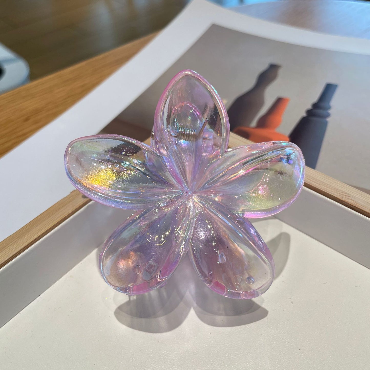 Women’s Colorful Flower Hair Barrettes