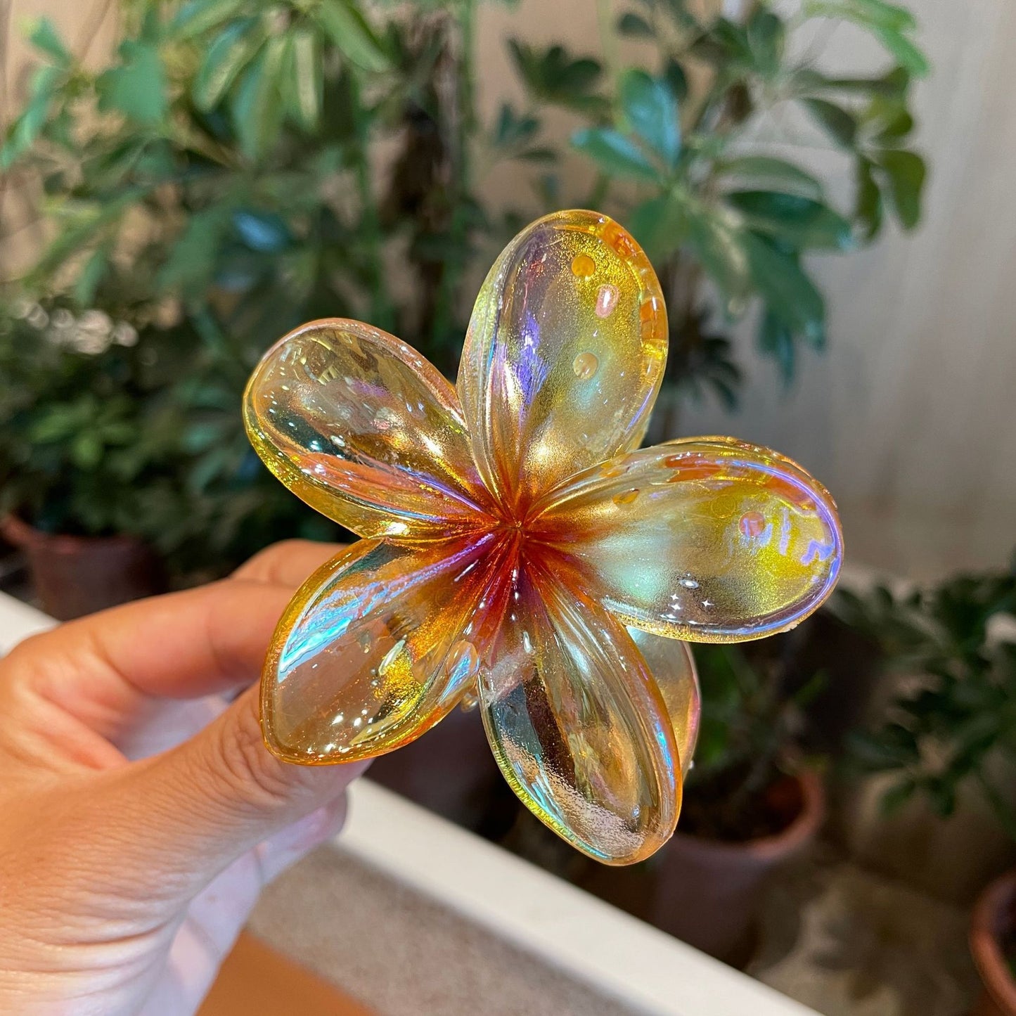 Women’s Colorful Flower Hair Barrettes