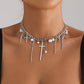 Cross Tassel Pearl Necklace