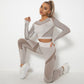 Seamless Long Sleeve Yoga Set