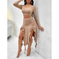 Women’s 2-Piece Crop Top & Skirt Set