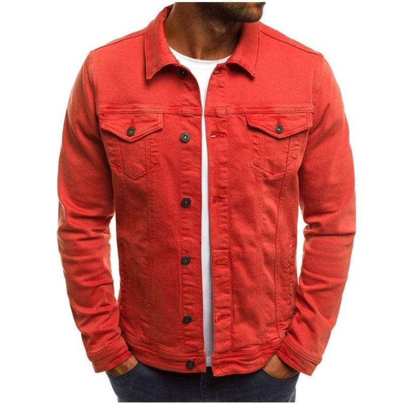 Men’s Casual Denim Shirt Jacket