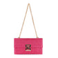 Straw Chain Flap Shoulder Women's Bag