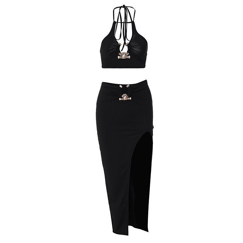Women’s Bandeau Skirt Two-Piece Set