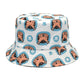 Double-Sided Printed Fisherman Hat