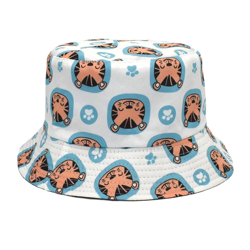 Double-Sided Printed Fisherman Hat