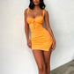 Sexy V-Neck Suspender Dress