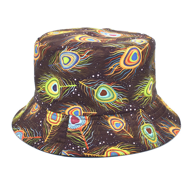 Double-Sided Printed Fisherman Hat