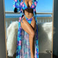 Split Sleeve Bikini Set