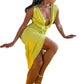 Internet Hot Deep V Evening Dress
