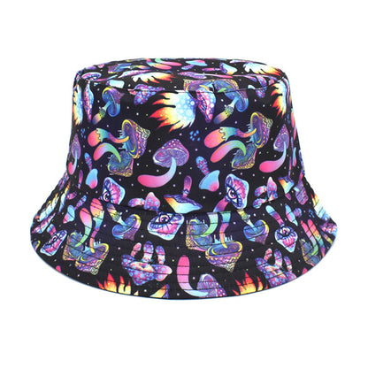 Double-Sided Printed Fisherman Hat