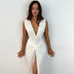 Internet Hot Deep V Evening Dress