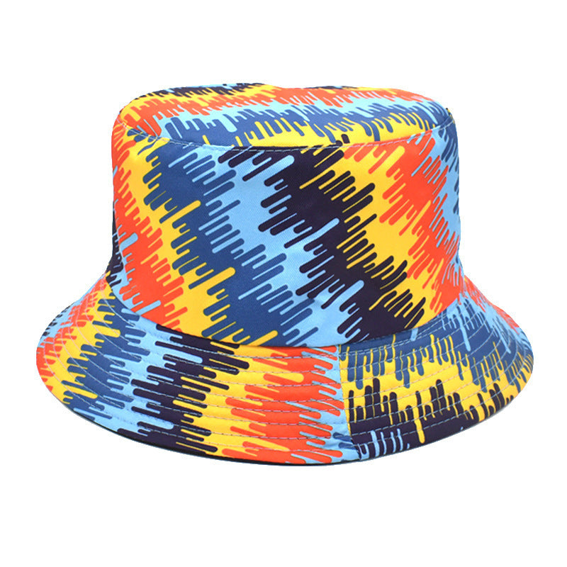 Double-Sided Printed Fisherman Hat